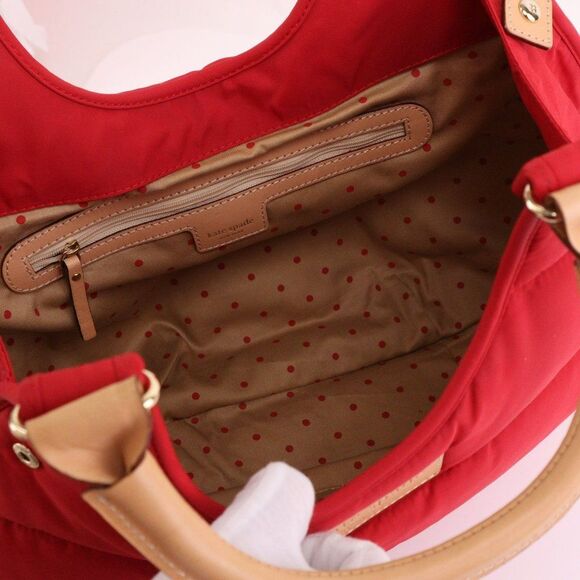 NWT Kate Spade Charlie Puffer Shoulder Bag Red $295 - Picture 11 of 15